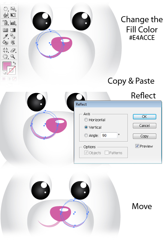 Create a Cute Easter Bunny Vector