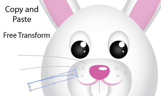 Create a Cute Easter Bunny Vector