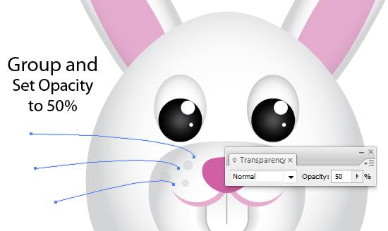 Create a Cute Easter Bunny Vector