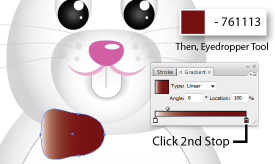 Create a Cute Easter Bunny Vector