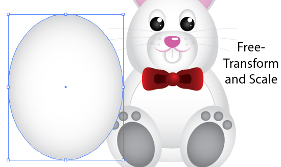 Create a Cute Easter Bunny Vector