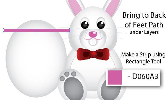 Create a Cute Easter Bunny Vector