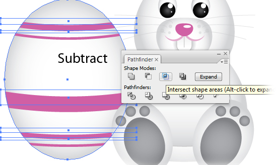 Create a Cute Easter Bunny Vector
