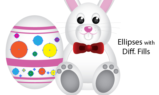 Create a Cute Easter Bunny Vector