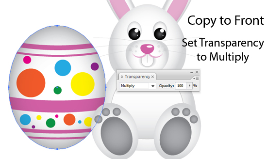 Create a Cute Easter Bunny Vector