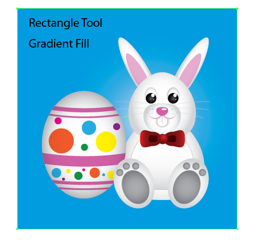 Create a Cute Easter Bunny Vector