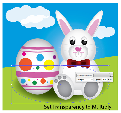 Create a Cute Easter Bunny Vector